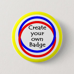 Badge Rond 5 Cm Créez votre propre insigne