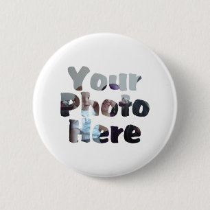 BADGE ROND 5 CM CRÉEZ VOTRE PROPRE PHOTO