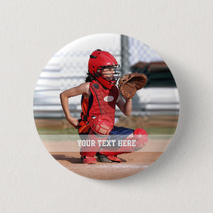 Badge Rond 5 Cm Créez votre propre photo de sport