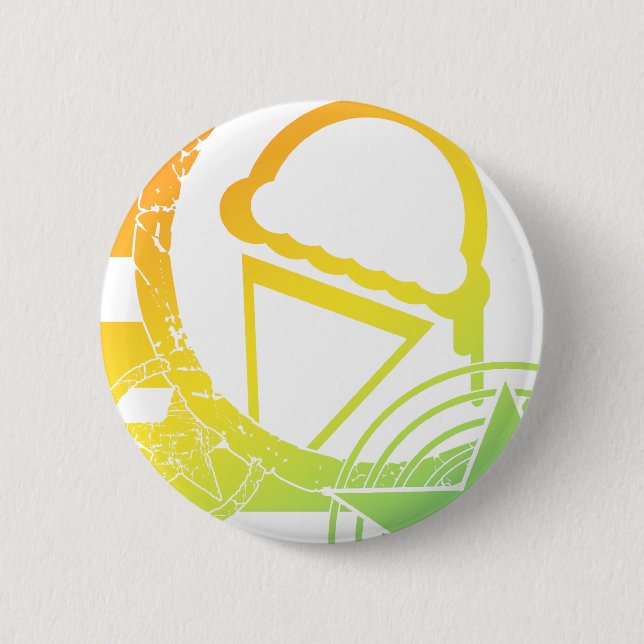 Badge Rond 5 Cm crème glacée punk dripz (Devant)