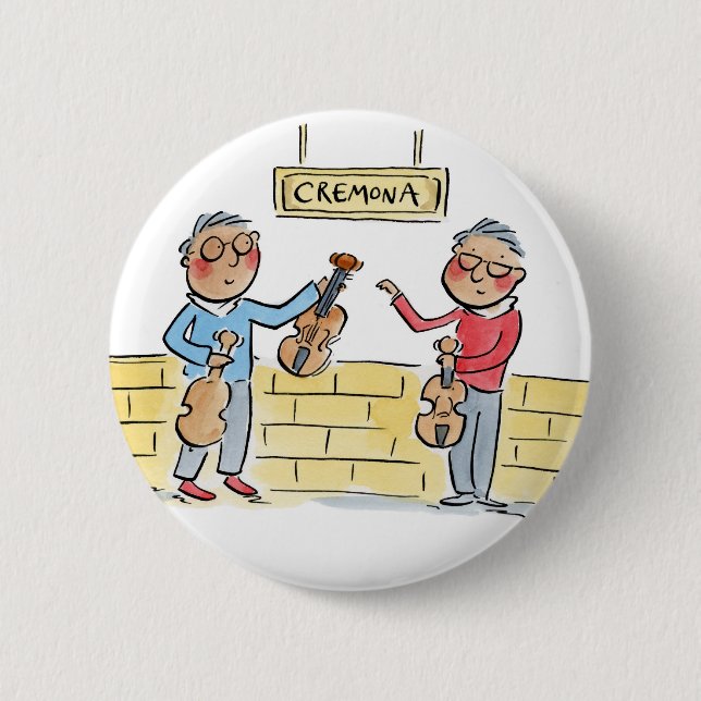 Badge Rond 5 Cm Crémone (Devant)