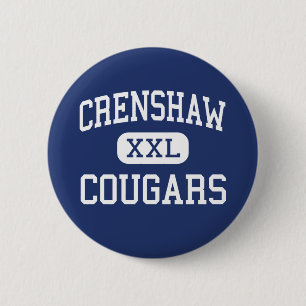 Badge Rond 5 Cm Crenshaw - pumas - haut - Los Angeles la