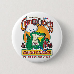 BADGE ROND 5 CM CREOLE-CROC