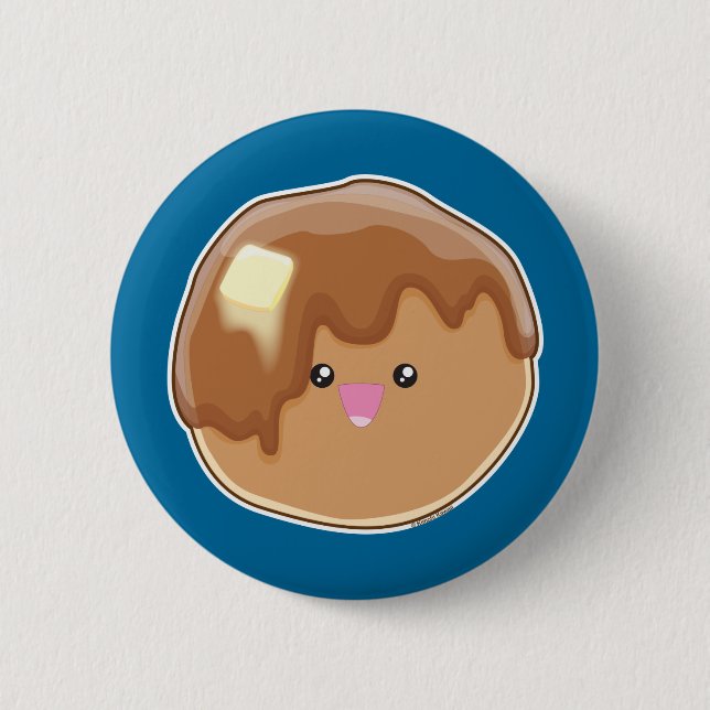 Badge Rond 5 Cm Crêpe ! (Devant)