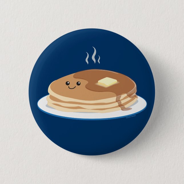 Badge Rond 5 Cm Crêpes (Devant)
