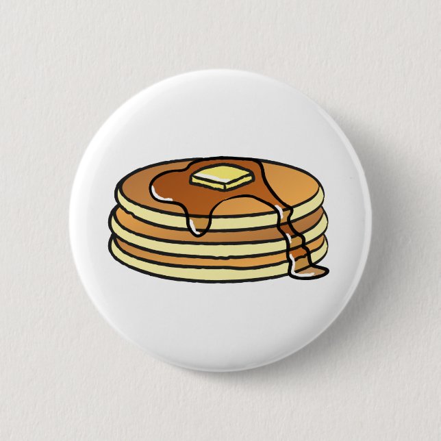 Badge Rond 5 Cm Crêpes - bouton (Devant)