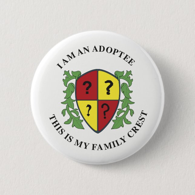Badge Rond 5 Cm Crête de famille (Devant)