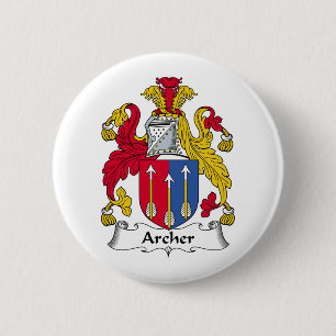 Badge Rond 5 Cm Crête de famille d'Archer