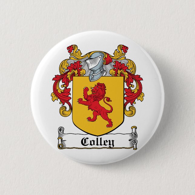 Badge Rond 5 Cm Crête de famille de Colley (Devant)