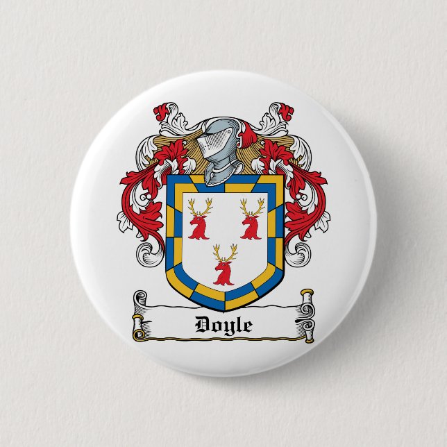 Badge Rond 5 Cm Crête de famille de Doyle (Devant)