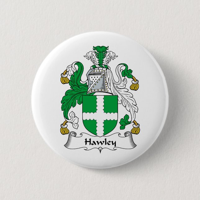 Badge Rond 5 Cm Crête de famille de Hawley (Devant)