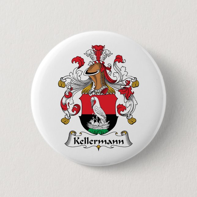 Badge Rond 5 Cm Crête de famille de Kellermann (Devant)