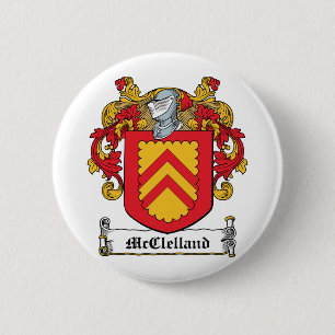 Badge Rond 5 Cm Crête de famille de McClelland