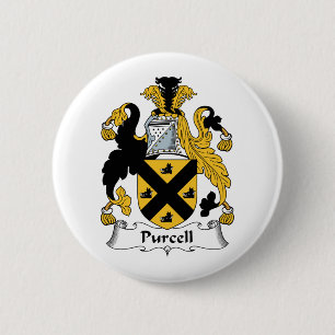 Badge Rond 5 Cm Crête de famille de Purcell