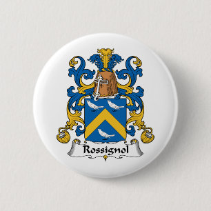 Badge Rond 5 Cm Crête de famille de Rossignol