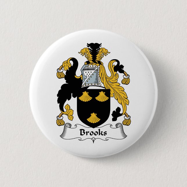 Badge Rond 5 Cm Crête de famille de ruisseaux (Devant)