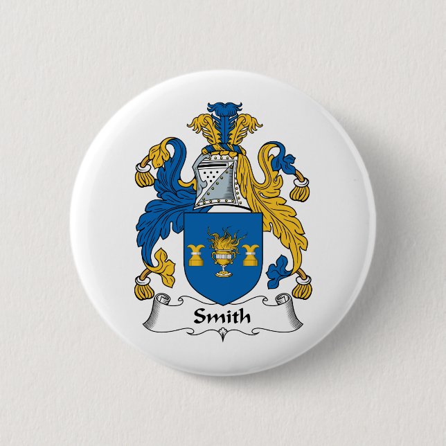Badge Rond 5 Cm Crête de famille de Smith (Devant)