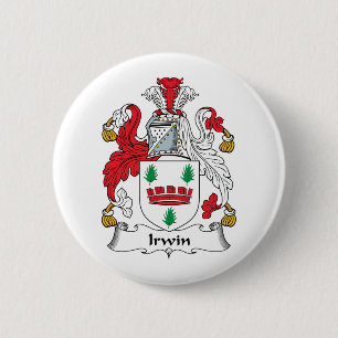 Badge Rond 5 Cm Crête de famille d'Irwin