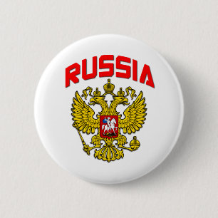 Badge Rond 5 Cm Crête de la Russie