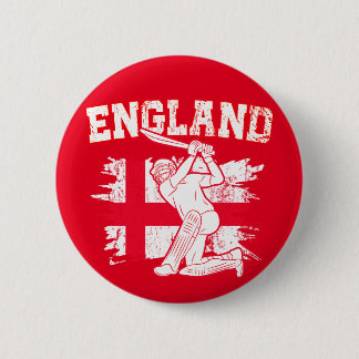 Badge Rond 5 Cm Cricket England, membres de l'armée de la Barmée