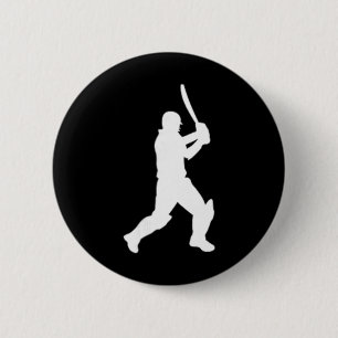 Badge Rond 5 Cm Cricket Joueur de cricket Joueurs de cricket Tter