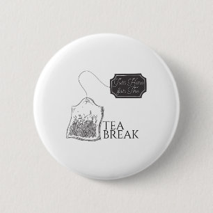 Badge Rond 5 Cm Cricket Pause-café Je Suis Là Juste Pour Cricket J