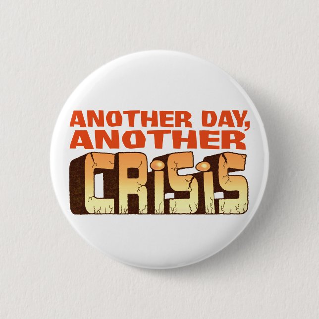 BADGE ROND 5 CM CRISE (Devant)