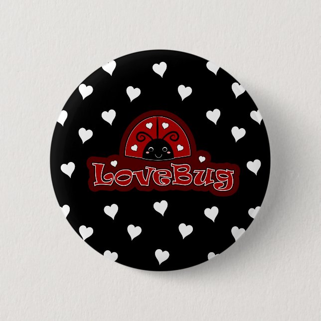 Badge Rond 5 Cm Critère Lovebug (Devant)