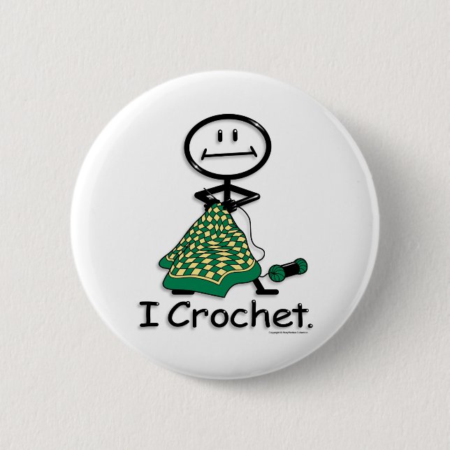 Badge Rond 5 Cm Crochet (Devant)