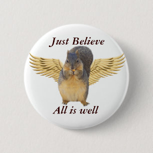 Badge Rond 5 Cm Crois, tout est bien_Button