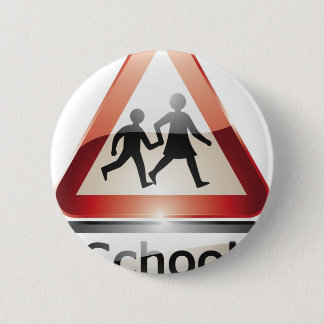 Badge Rond 5 Cm croisement d'école