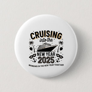 Badge Rond 5 Cm Croisière 2025 Créer des souvenirs ensemble en fam