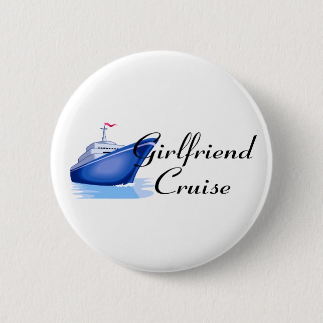 Badge Rond 5 Cm Croisière d'amie (Devant)
