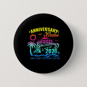 Badge Rond 5 Cm Croisière d'anniversaire 2026 Créer des souvenirs
