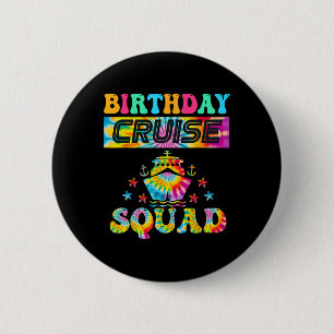 Badge Rond 5 Cm Croisière d'Anniversaire Croisière Vacances Corres