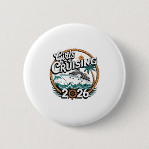 Badge Rond 5 Cm Croisière de vacances Filles en croisière 2026