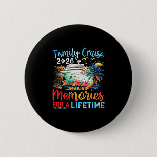 Badge Rond 5 Cm Croisière en famille 2026 Groupe correspondant à l