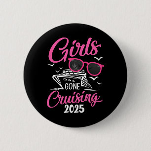 Badge Rond 5 Cm Croisière Filles en Croisière Fête de Vacances 202