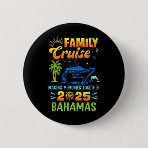 Badge Rond 5 Cm Croisière Hamas 2025 Famille Amis Groupe Vacances
