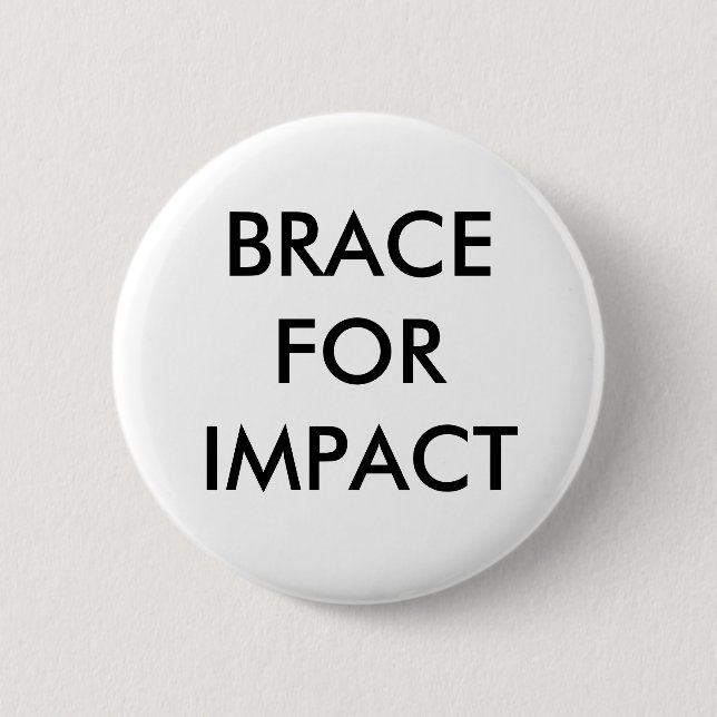 BADGE ROND 5 CM CROISILLON POUR L'IMPACT (Devant)