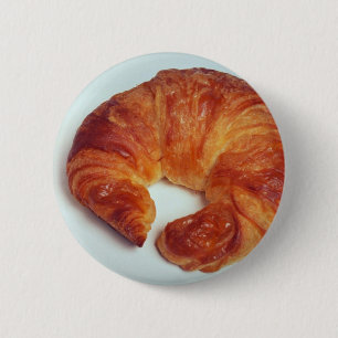 Badge Rond 5 Cm Croissant délicieux