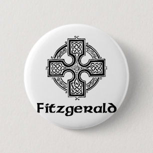 Badge Rond 5 Cm Croix celtique de Fitzgerald