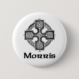 Badge Rond 5 Cm Croix celtique de Morris