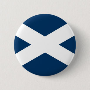 Badge Rond 5 Cm Croix de Saint Andrews