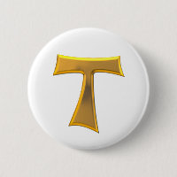 Croix de Tau franciscaine de sembler à trois