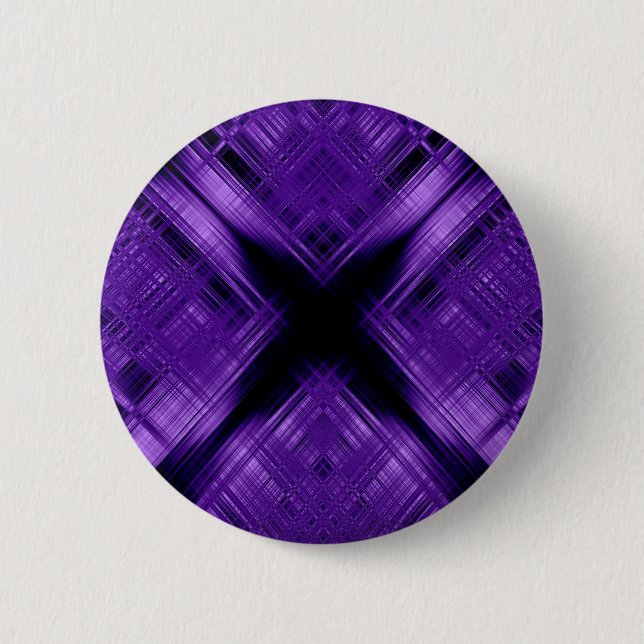 Badge Rond 5 Cm Croix violette et grille (Devant)