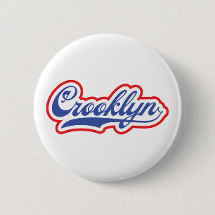 Badge Rond 5 Cm Crooklyn, New York