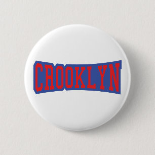 BADGE ROND 5 CM CROOKLYN, NYC