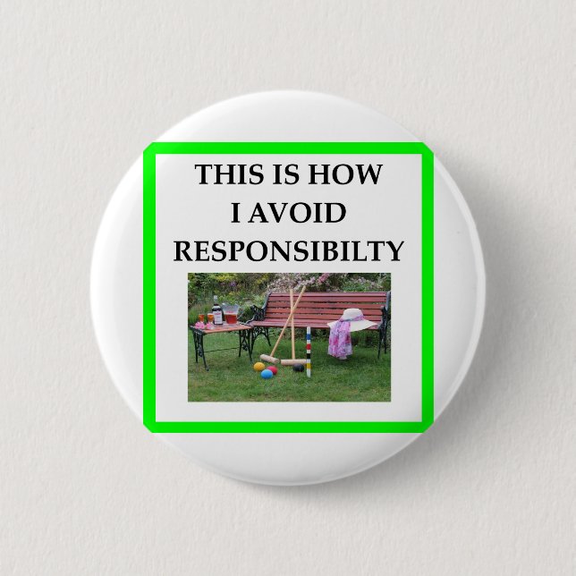 BADGE ROND 5 CM CROQUET (Devant)