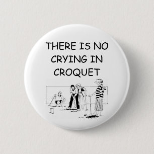 BADGE ROND 5 CM CROQUET